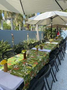 Dinner Party Mid Mod Patio