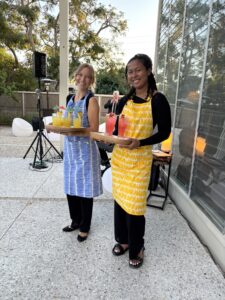 Tiki Go Go crew serving guests welcome Signature Cocktail and Mocktail